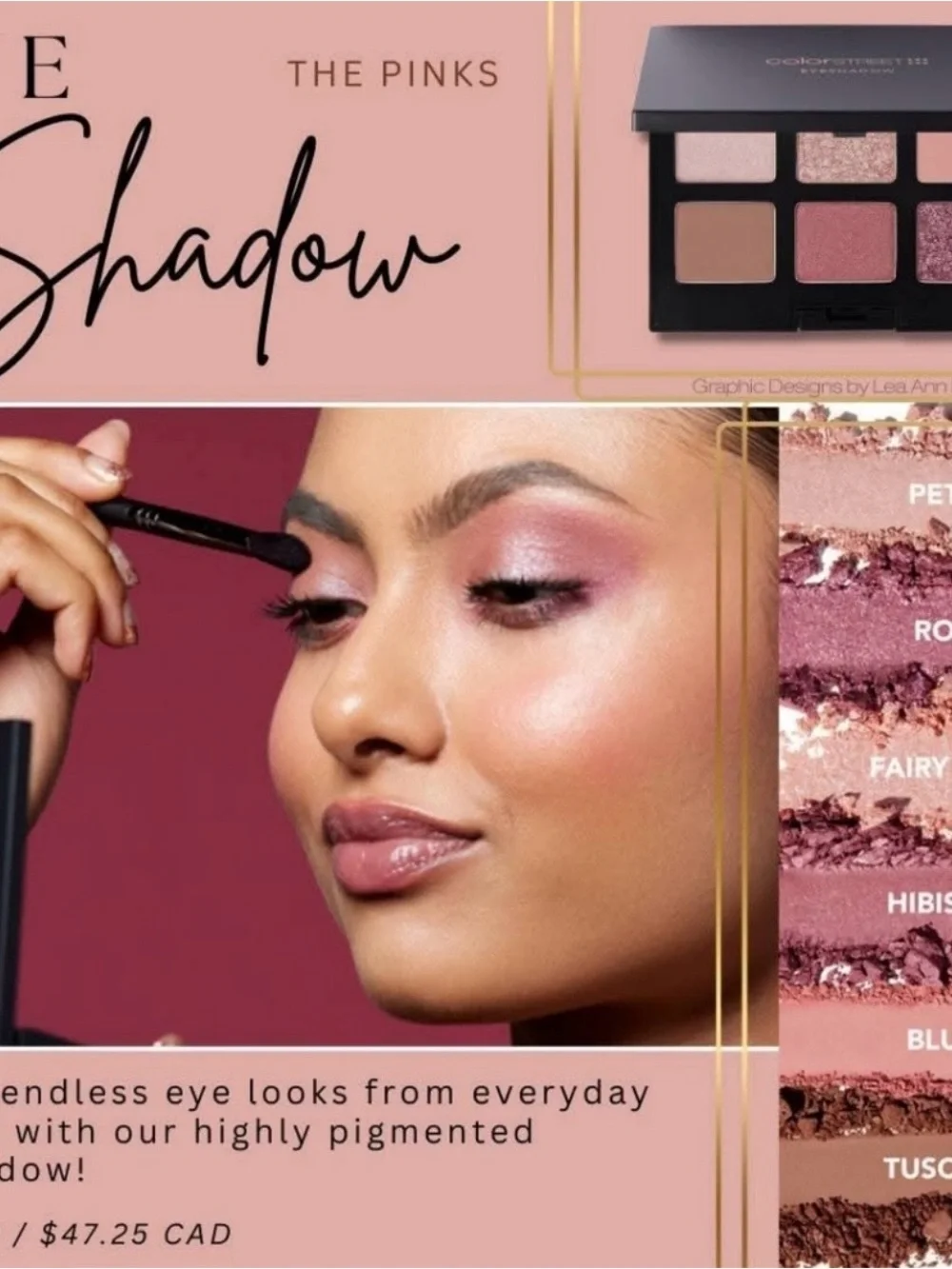 Color Street “The Pinks” Eyeshadow Palette